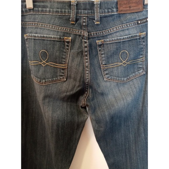 Lucky Brand Womens Medium Dark Wash Sofia Ankle Boot Cut Jeans, Size 8/29 - Picture 9 of 9